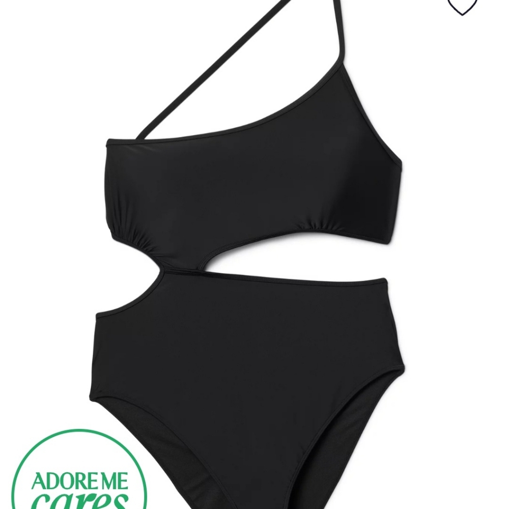 NWT Adore Me Dustin Monokini black one piece cut out bathing suit Sz XL - Picture 7 of 16